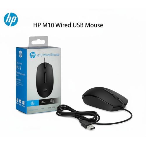 ماوس سلكي طراز M10 باللون الأسود من شركة H.P
