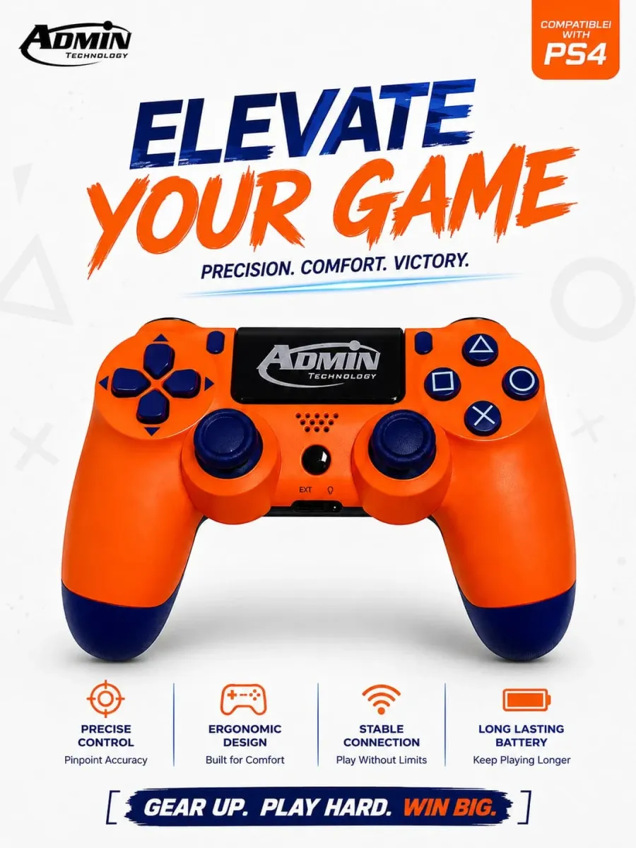 PS4  Edition Controller ADMIN – Precision Royal Blue